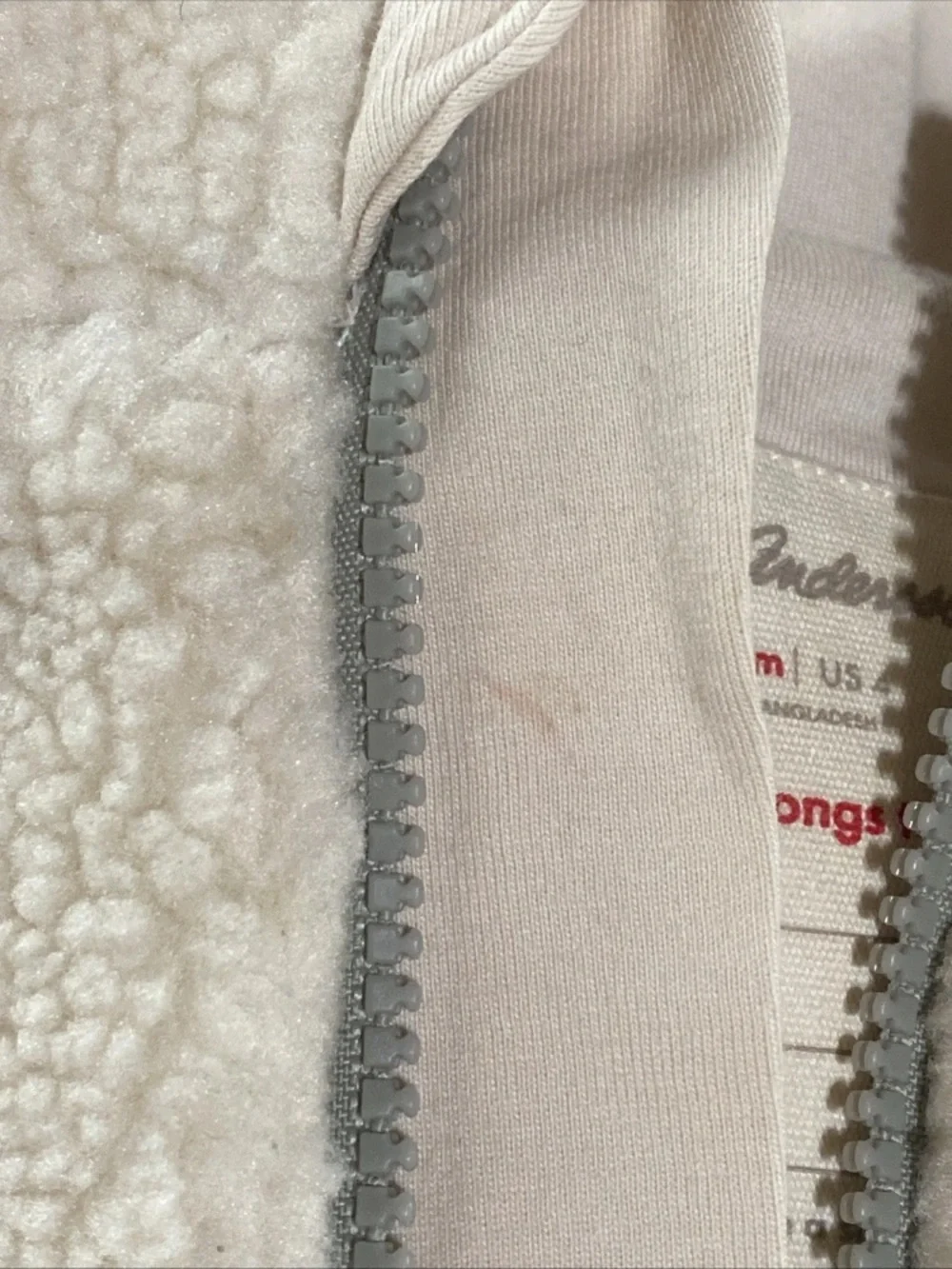 Hanna Andersson In Lambs Wool Faux Shearling Sherpa Jacket Girls Size 4 100cm